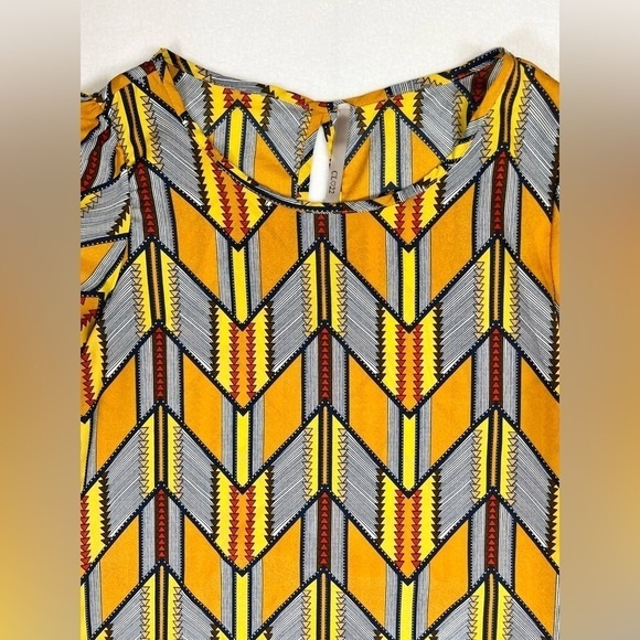 CL HEART 22 3/4‎ Sleeve Shift Dress Retro
Geometric Colorful Aztec Bold Medium - Picture 3 of 14